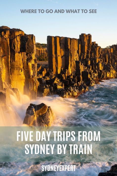 Five Easy Day Trips from Sydney by Train | Sydney Getaways Nz Travel, Australia Itinerary, Australia Backpacking, Sydney Travel, Australian Travel, Oceania Travel, Dirt Cheap, Visit Australia, South Tyrol