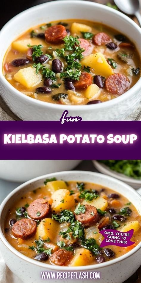 Craving a warm and hearty soup that warms the soul? This Kielbasa Potato Soup Recipe is the perfect comfort food for chilly evenings! Learn how to whip up this delicious dish and savor every spoonful. Save it for later so you can enjoy this tasty soup anytime!