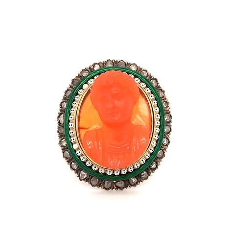 A Rare Cameo Brooch by Alexis Falize Alexis Falize, High Relief, Cameo Brooch, Gemstone Rings, Gemstones