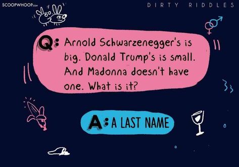 20 Funny-Naughty Quiz With Answers | 20 Dirty Riddles For Adults Mind Game Questions, Dirty Riddles, Riddles For Adults, Mind Test, Lame Jokes, Cheesy Jokes, Funny Riddles, Pick Up Lines Funny, Dirty Jokes Funny