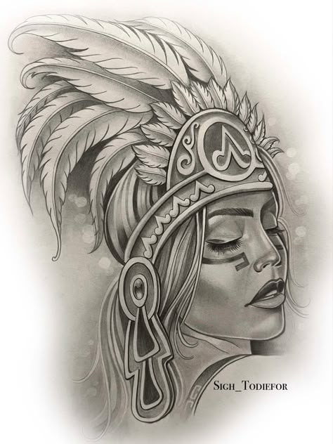 Cultura Tattoo, Tato Realis, Prison Drawings, Aztec Tattoos Sleeve, Aztec Drawing, Lion Art Tattoo, Native American Drawing, Aztec Artwork, Mayan Tattoos