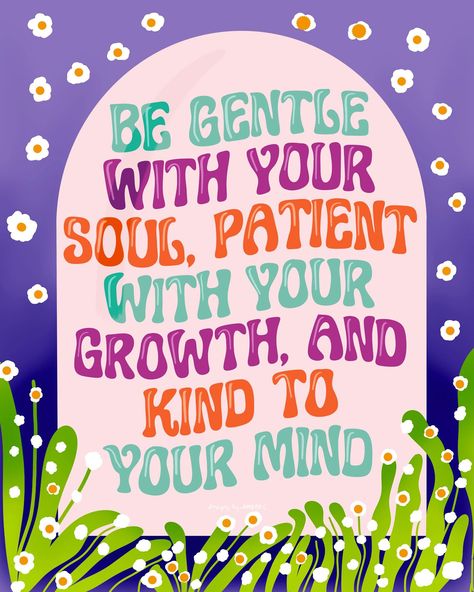 I was reminded today that it is so hard to be human sometimes. We have feelings that are so big some days that literally all we can’t do anything else. However, we need to feel those feelings and be gentle with our hearts and minds. Your journey may be simply navigating the ups and downs of life right now. This process requires immense kindness towards yourself. . . . . . . . . . . . . . #procreate #digitalart #art #illustration #drawing #handlettering #lettering #calligraphy #brushletteri... To Be Human, Be Kind To Your Mind, Be Human, Life Right Now, Lettering Calligraphy, Be Gentle, Ups And Downs, Illustration Drawing, Be Kind