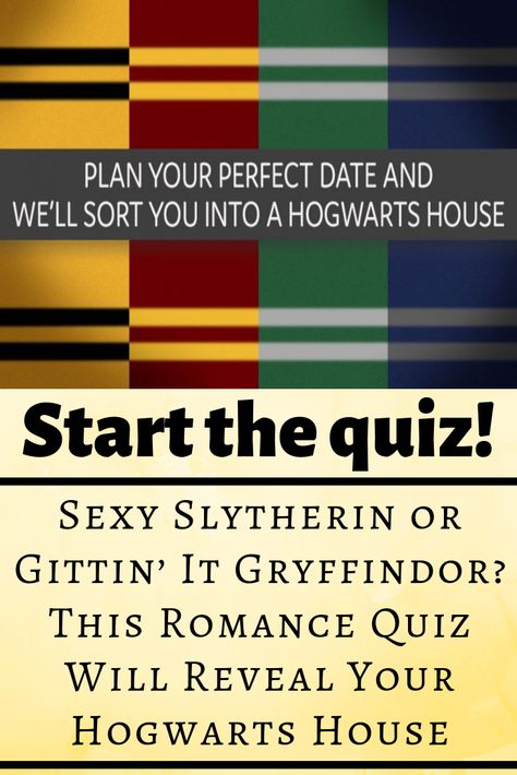 Sexy Slytherin or Gittin’ It Gryffindor? This Romance Quiz Will Reveal Your Hogwarts House Gryffindor Quiz, Harry Potter Sorting Hat Quiz, Buzzfeed Quiz Funny, Sorting Hat Quiz, Hogwarts Sorting Quiz, Harry Potter House Quiz, Personality Game, House Quiz, Which Hogwarts House