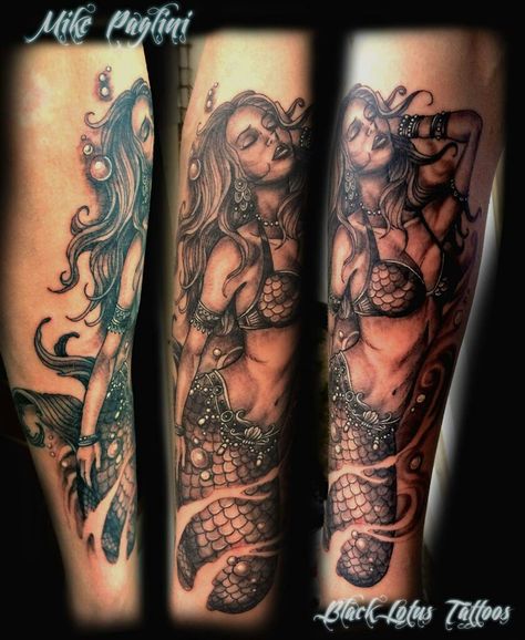 Scorpio Mermaid Tattoo, Mermaid Under The Sea Tattoo, Realism Mermaid Tattoo, Full Leg Mermaid Tattoo, Lesbian Mermaid Tattoo, Mermaid Half Sleeve Tattoo, Naked Mermaid Tattoo, Mermaid Pinup Tattoo, Pinup Mermaid Tattoo