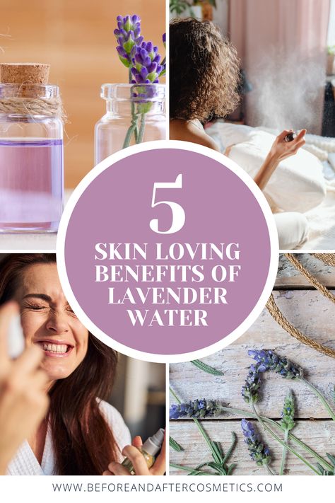 Lavendar Water, Vitamin E For Face, Lavender Skin Care, Benefits Of Lavender, Lavender Skin, Lavender Recipes, Natural Skin Care Ingredients, Lavender Benefits, Lavender Water