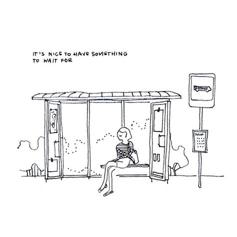 Bus Stop Drawing Sketch, Bus Station Drawing, Bus Stop Sketch, Bus Stop Illustration, Bus Stop Drawing, Bus Doodle, Bus Sketch, Bus Aesthetic, Bus Illustration