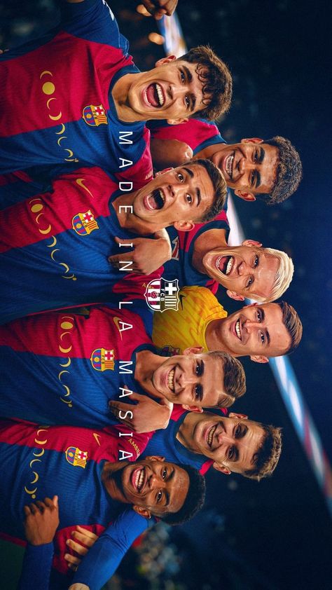 Barcelona Team Photo, Barca Wallpapers, Fcb Wallpapers, Cristiano Ronaldo Young, Fc Barcelona Players, Real Madrid And Barcelona, Fc Barca, Messi Poster, Fcb Barcelona