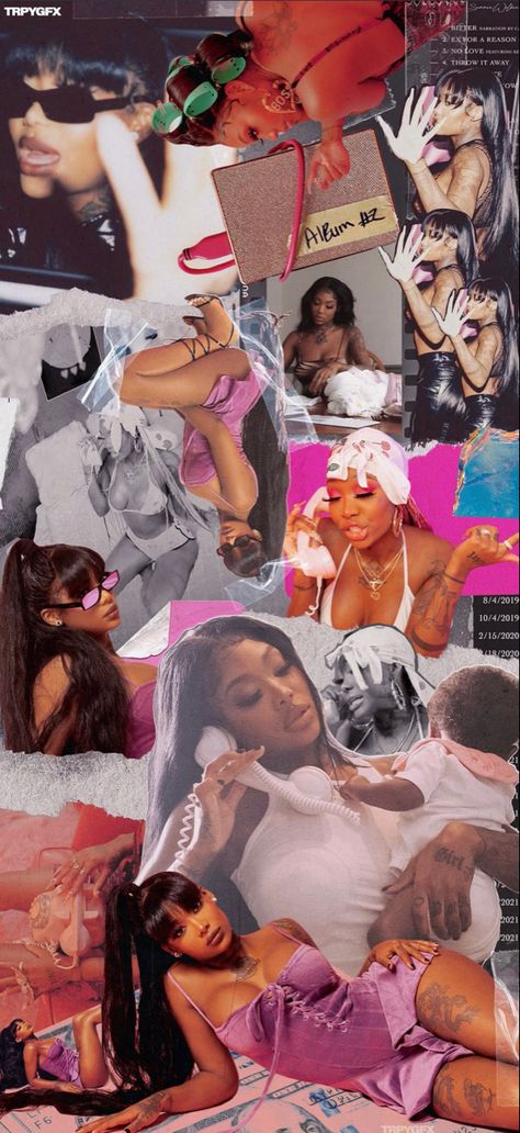 Summer Walker Wallpaper, Sza Collage Wallpaper, Walker Wallpaper, Sza Singer, Pink Wallpaper Ipad, Pretty Wallpaper Ipad, Cute Images For Wallpaper, Summer Walker, Y2k Posters