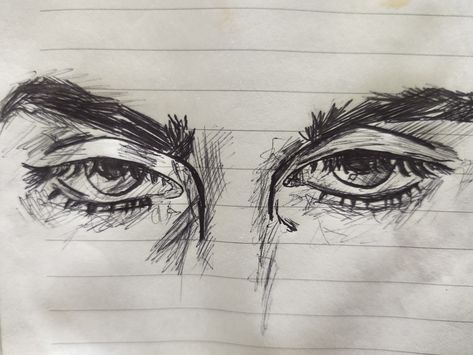 Angry Eye Sketch, How To Draw Angry Eyes, Man Eyes Drawing Sketch, Angry Man Drawing, Men Eyes Drawing, Angry Eyes Drawing, Men Eyes, Lying Eyes, Drawing Men