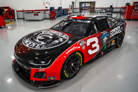 Richard Childress Racing has signed with The Cowboy Channel. The new paint scheme makes it's debut this weekend in the NASCAR Cup Series race on... The post Austin Dillon: The Cowboy Channel paint scheme makes debut appeared first on Racing News . Austin Dillon, Fort Worth Stockyards, Race Car Driving, Indianapolis Motor Speedway, Bull Riding, Car Driving, Nascar Cup Series, Nascar Cup, Motor Speedway