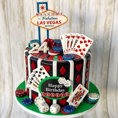 Casino Theme Cake, Las Vegas Cake, Casino Cake, Poker Cake, Vegas Cake, Male Birthday, Gambling Cake, Birthday Cakes For Men, Cakes For Women