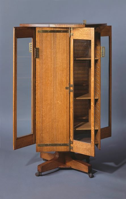 All Wood Furniture, Portable Furniture, Revolving Bookcase, Vintage Furniture Design, Book Cases, Craftsman Furniture, Dream Library, Colonial Furniture, Reading Room