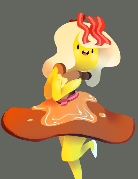 breakfast princess Breakfast Princess, Creepy Food, Adventure Time Princesses, Pastel Galaxy, Princess Adventure, Adventure Time Characters, Adventure Time Wallpaper, Adventure Time Cartoon, Time Cartoon