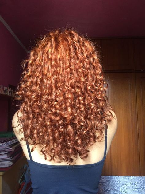 Red Hair Perm, Dyed Curly Hair, Red Curly Hair, Red Hair Inspo, Ginger Hair Color, Dyed Natural Hair, Beautiful Hair Color, Wavy Curly Hair, Curly Hair Inspiration