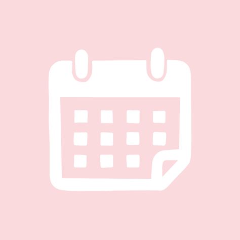 Pink Calendar Icon, Pink Email Icon, Pastel Pink Calendar Icon, Pink Clock Icon App, Light Pink Social Media Icons, Calendar Widget, Pink Calendar, Pastel Pink Icons:), Calendar Icon