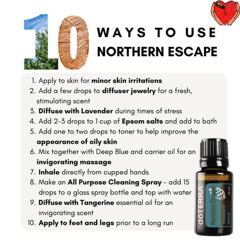 Doterra Northern Escape, Dottera Oils, Doterra Oil, Essential Oil Education, Doterra Business, Doterra Essential Oils Recipes, Living Essentials, White Witch, Cleaning Spray