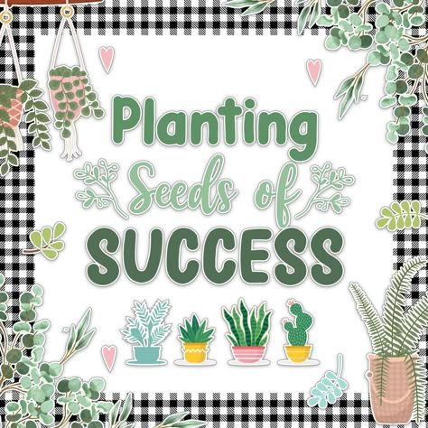 PRICES MAY VARY. BULLETIN BOARD DECOR SET - This classroom plant decor includes 62pcs cutouts, an inspirational quote and borders, providing all necessary decorations. Mix and match these plant classroom decorations classroom farmhouse decor classroom. ENGAGE & INSPIRE - Keep kids inspired with these plant bulletin board decorations. The design combinations are endless with these plant bulletin board set and plant theme classroom decor which are sure to turn classrooms into inspiring space. STUR Botany Classroom Decor, Plant Themed Office Decor, Plant Classroom Decor Ideas, Garden Themed Decor, Grow Theme Classroom, Floral Themed Classroom, Cottagecore Classroom Decor, Sage Green Classroom Decor, Garden Theme Classroom Decorations