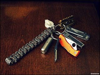 Stormdrane's Blog: Pa's backup EDC keychain lanyard... Survival Keychain, Edc Keychain, Paracord Beads, Keychain Lanyard, My Hobby, Edc Knife, Edc Gear, Tech Fashion, Camping Survival