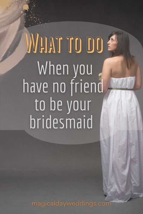 Worried about not having bridesmaids? Don't stress! Our comprehensive guide offers expert advice on how to make your wedding day extraordinary, even without traditional bridesmaids. Discover creative alternatives, heartfelt ideas, and practical tips to ensure your big day is filled with love and support. Click now to turn your unique journey into a beautiful and unforgettable celebration! Wedding With No Bridesmaids, Wedding No Bridesmaids, Wedding Without Bridesmaids, No Bridal Party Wedding Ideas, Weddings Without Bridal Party, Wedding Without Bridal Party, No Bridesmaids Wedding Ideas, No Bridesmaids Wedding, Small Bridal Parties