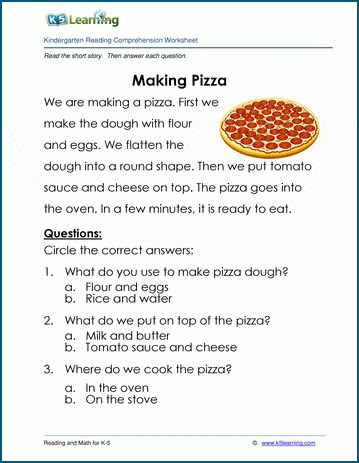 Short Story For Kids, Kindergarten Reading Comprehension, Pizza Italy, Phonics Reading Passages, Reading Comprehension For Kids, Reading Comprehension Kindergarten, Making Pizza, Reading Comprehension Lessons, Vowel Teams