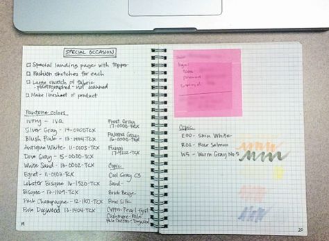 Planning Meeting Notes - work bujo Bullet Journal Meeting Notes, Work Notebook Organization, Work Notebook, Bullet Journal Work, Outlook Calendar, Bullet Journel, Sharpie Pens, Notebook Organization, Meeting Notes