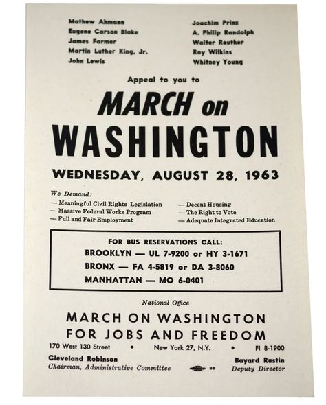 The Daily Heller: When Civil Rights Became a Movement – PRINT Magazine Whitney Young, March On Washington, Jim Crow, Civil Rights Movement, I Have A Dream, Martin Luther King Jr, African American History, Martin Luther, History Facts