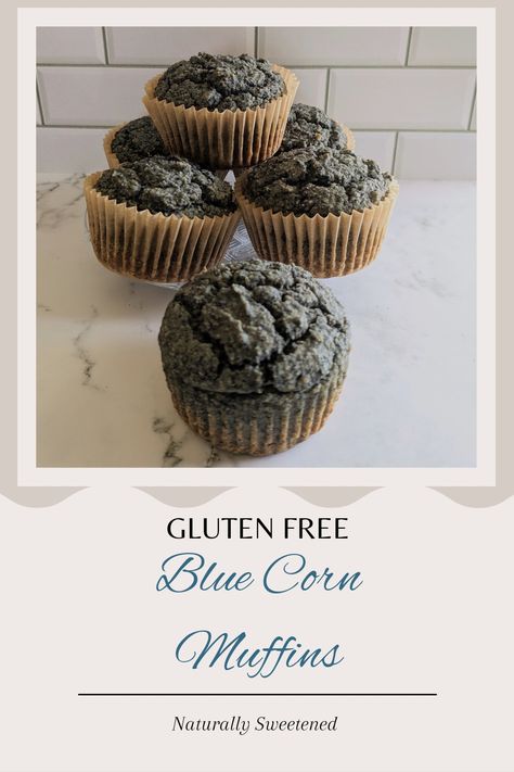 Blue Corn Muffins, Blue Corn Masa Recipes, Blue Corn Recipes, Keto Cravings, Milling Flour, Corn Flour Recipes, Blue Cornmeal, Masa Recipes, Baking Gluten Free