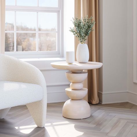 Stone flooring living room