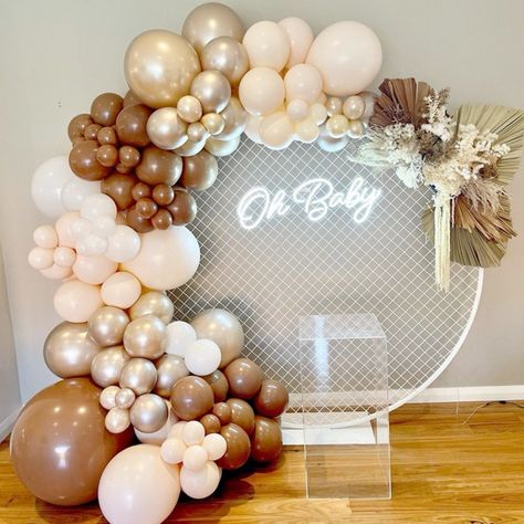 Brown Balloon Garland, Garland Arch, Arch Kit, Backdrop Decorations, Holiday Wedding, Coffee Brown, Decor Outdoor, Holiday Birthday, Balloon Garland