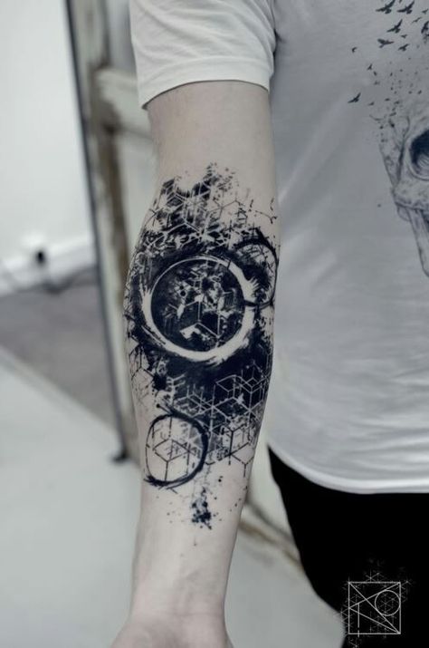 Abstract Geometric Tattoo, Forearm Sleeve Tattoo, Gear Tattoo, Art Inspired Tattoos, V Tattoo, Arm Tats, Ancient Tattoo, Forearm Sleeve, Forearm Sleeve Tattoos