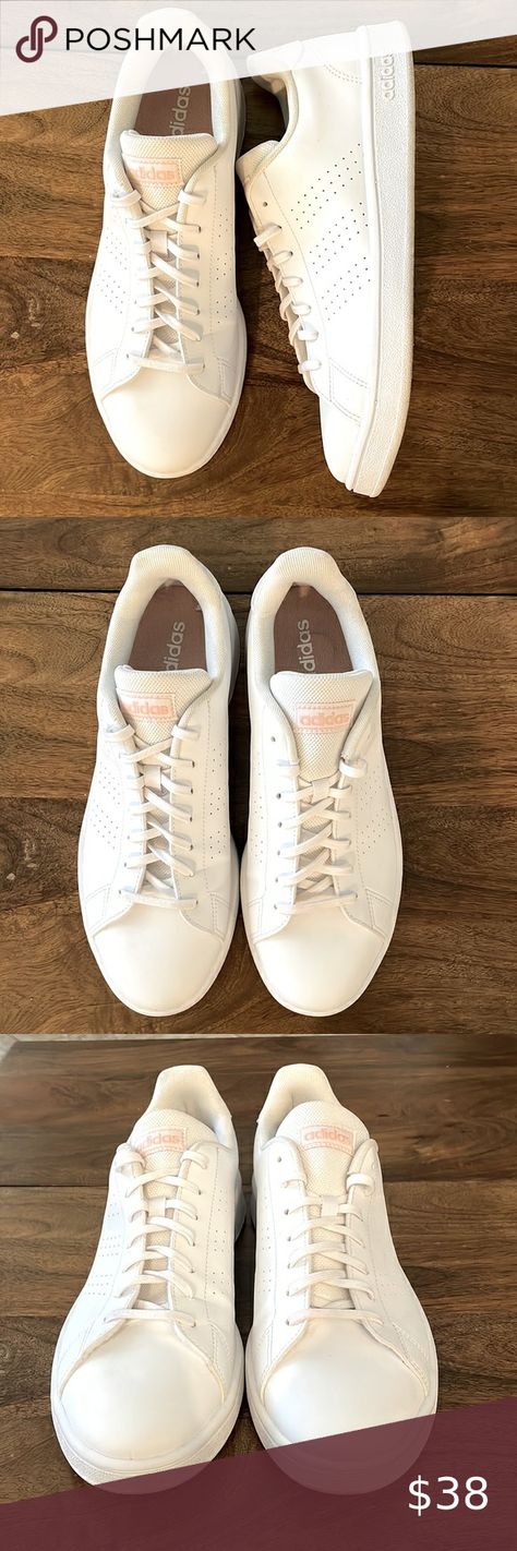 Adidas Advantage Base Sneakers Adidas Advantage Base, Adidas Advantage, Adidas Shoes, Wedding Sneaker, Wedding Shoe, A Couple, Adidas Sneakers, Size 10, Adidas