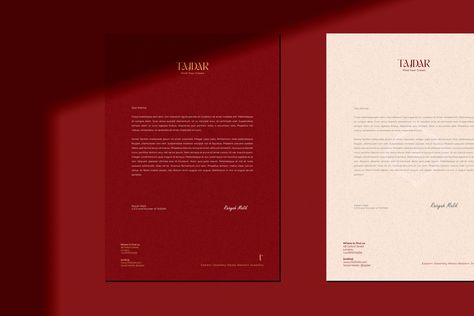 Letterhead Design Branding Luxury, Simple Letterhead Design, Minimal Letterhead Design, Luxury Letterhead, Letter Heads Design Creative, Letterhead Design Branding, Letterhead Design Creative, Minimalist Letterhead, Elegant Letterhead