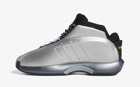 Adidas Models, Adidas Crazy, Striped Shoes, Kobe Bryant, Metallic Silver, Adidas, Silver