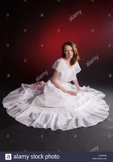 Reference for sitting in a long dress. Sitting In Dress Pose, Sitting Down With A Dress Reference, Sitting With Dress Reference, Person In Dress Reference, Sitting With Skirt Reference, Sitting With A Skirt Reference, Sitting Down In A Dress, Dress Sitting Down Reference, Long Dress Pose Reference