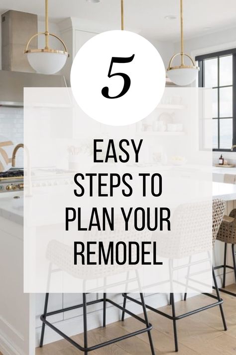 Ready to upgrade your living space but don't know where to start? Fear not! Our 5 easy steps will guide you through the essential planning process, ensuring your remodel is nothing short of a resounding success. Full House Renovation, Budget Friendly Diy, Power Back, Basement Reno, Renovation Inspiration, Design Remodel, Full House, House Renovation, Planning Process