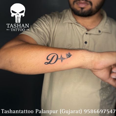 TashanTattoo
AshokTattooWala
S.4.5,Tirupati plaza
Opp. New bus stand
Near gd modi collage
Palanpur (gujrat)
9586697547
9687533310 D Name Tattoo, D Letter Tattoo, Chinese Symbol Tattoos, Letter Tattoo, D Letter, D Tattoo, Cute Instagram Captions, Bike Pic, Photo Editor Free