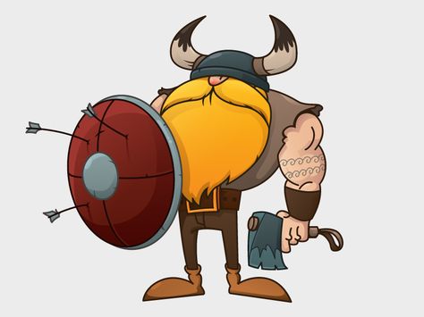 Viking Character #viking #character Viking Cartoon, Cartoon Viking, Viking Drawings, Literary Genres, Viking Images, Norway Viking, Viking Character, Vikings Game, Warriors Illustration