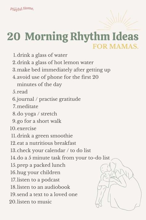 Morning Rhythm, Simple Morning Routine, Morning Hacks, Mindfulness Journal Prompts, Morning Routine Ideas, Playful Home, Hot Lemon Water, Routine Ideas, Life On A Budget