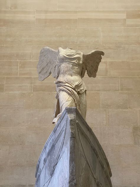 #louvre #paris #museums #museum #sculpture #art #artmuseum #france The Winged Victory, Winged Victory Of Samothrace, Winged Victory, Museums In Paris, Louvre Museum, Instagram Sign, Art History, Art Museum, Welcome Back