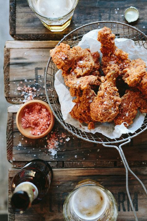 Kentucky-style fried chicken (double dredged) | The Food Fox Fried Chicken Recipe Southern, American Recipes, Southern Fried Chicken, Food Photography Inspiration, Burger Bar, Fried Chicken Recipes, Entree Recipes, Fried Food, Southern Recipes