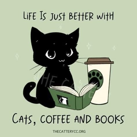 Cats And Books Illustration, Cat Reading Drawing, Pictures Of Pets, Funny Animal Pics, Adorable Drawings, Cats And Books, Cats Coffee, About Animals, Cat Books