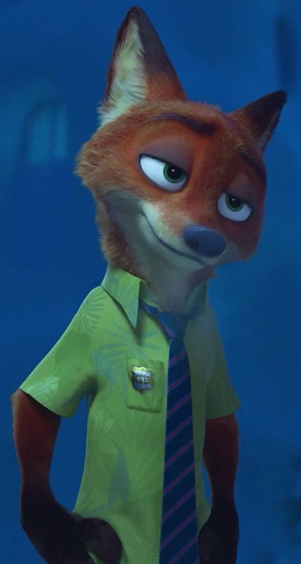 Otter From Zootopia, Fox From Zootopia, Zootopia Nick Wilde, Disney Zootropolis, Zootopia Characters, Zootopia Nick, Zootopia Fanart, Zootopia Nick And Judy, Zootopia Art