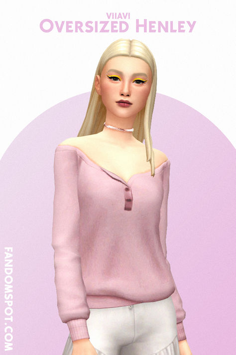 Off-the-shoulder long sleeve henly for your female Sims. # 3 CC in our list linked here Sims 4 Henley Top, Sims 4 Cc Off The Shoulder Top, Sims 4 Off The Shoulder Top, Sims 4 Off Shoulder Top, Sims 4 Cc Long Sleeve Shirt, Sims 4 Oversized Shirt, Sims 4 Off Shoulder, Sims 4 Cc Best, Ts4 Clothes