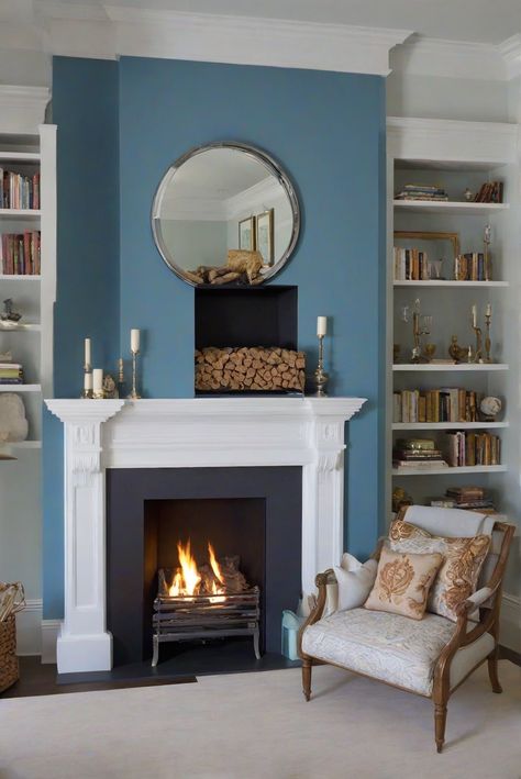 1. Tranquil Interiors
2. Blue Wall Paint
3. Fireplace Room
4. Westpear Décor Fireplace Blue Wall, Blue Electric Fireplace Wall, Blue Modern Fireplace Wall, Brick Fireplace Blue Walls, Sky Blue Paint Living Room, Blue Wall Paint, Best Wall Paint, Light Oak Floors, Wall Paint Color