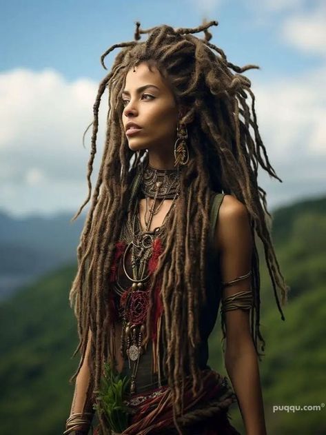 Desert Woman, Female Dreads, Short Bleached Hair, Dreads Care, Dread Lock, Dreads Styles For Women, Dreadlocks Braids, Space Monkey, African Life