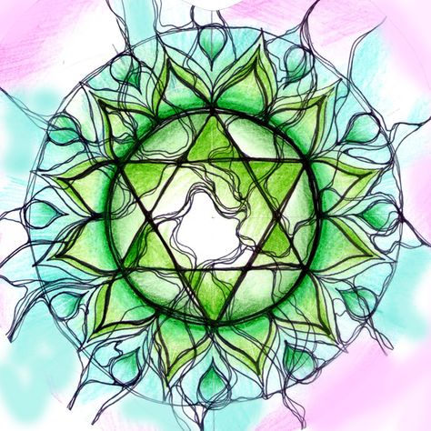 Neurographic Art, The Color Green, Art Courses, Chakra Meditation, Art Therapy, Heart Chakra, Art Drawing, Green Colors, Gratitude