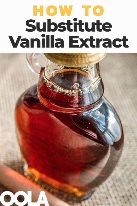 How To Substitute Vanilla Extract Substitute Vegetable Oil Baking, Vanilla Extract Substitute, Gluten Free Fall Recipes, Easy Homemade Cookies, Baking Substitutes, Vanilla Milk, Food Substitutions, Ingredient Substitutions, Homemade Vanilla