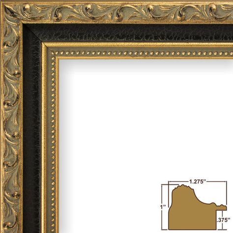 22x28 inch Regence Antique Gold and Black Picture by CraigFrames Ornate Picture Frame, Ornate Picture Frames, Picture Frame Sizes, Kelly Clarkson Home, Black Picture Frames, Silver Frames, Gold Picture Frames, Kelly Clarkson, Antique Inspiration