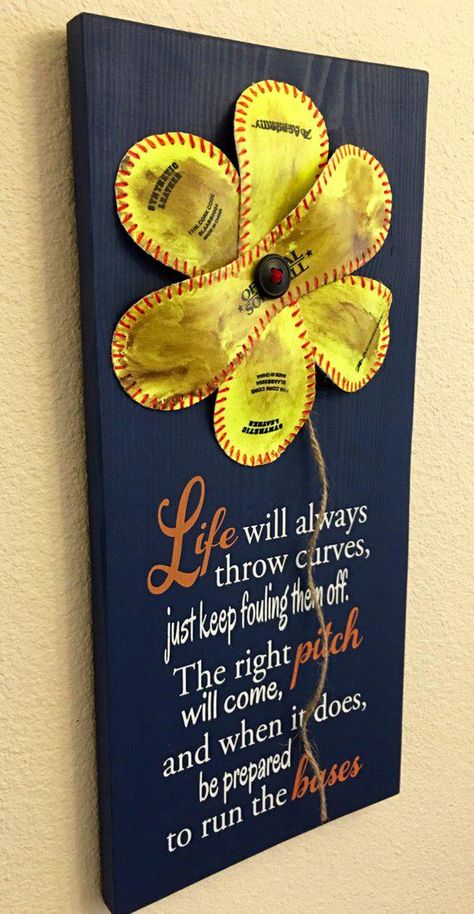 #BaseballGameLive id:8072774057 #RealBaseball Softball Flowers, Softball Decor, Baseball Flowers, Softball Sign, Softball Decorations, Silver Quotes, Softball Party, Softball Crafts, Softball Senior Pictures