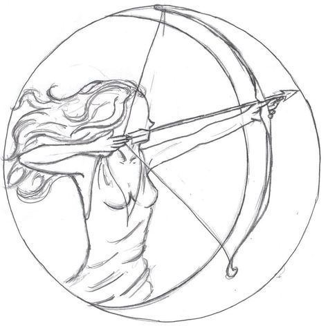 Artemis and her silver bow and arrow. Inspiration for "The Immortal Game" by Joannah Miley Tattoo Moon, Bow And Arrow, Moon Goddess, A Drawing, A Woman, Moon, Tattoos